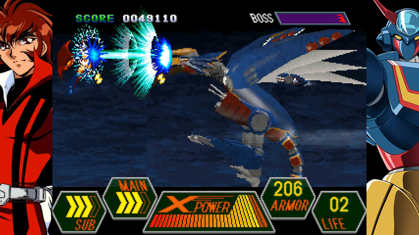70s-style Robot Anime Geppy-X official screenshot
