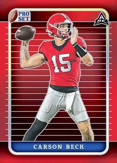 2023 Pro Set Metal Football product image