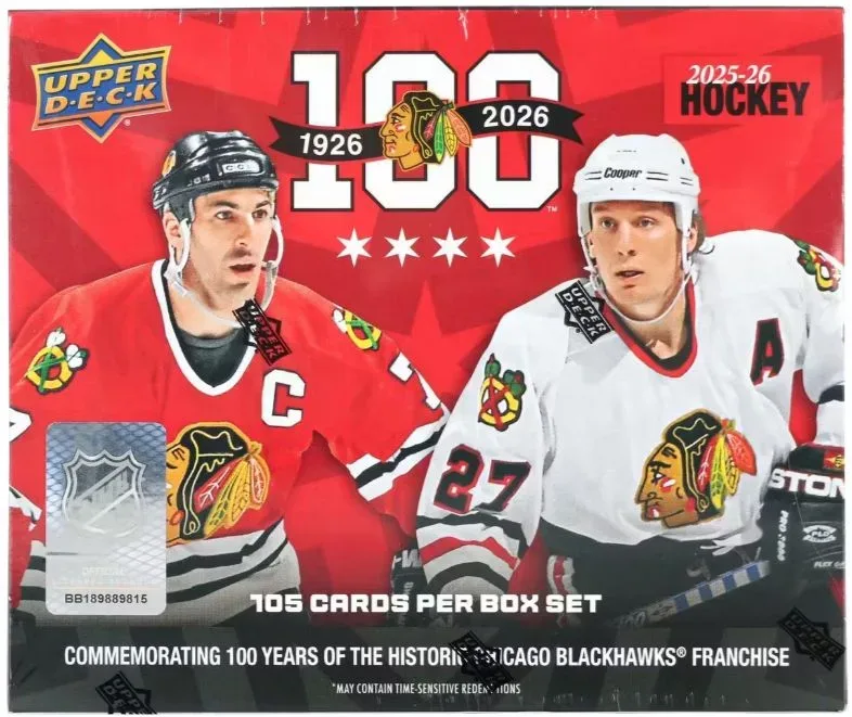 2025-26 Upper Deck Chicago Blackhawks Centennial Box Set product image