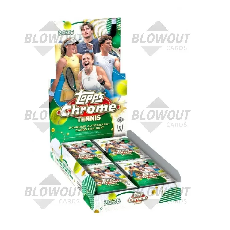 2026 Topps Chrome Tennis Hobby 12 Box Case product image