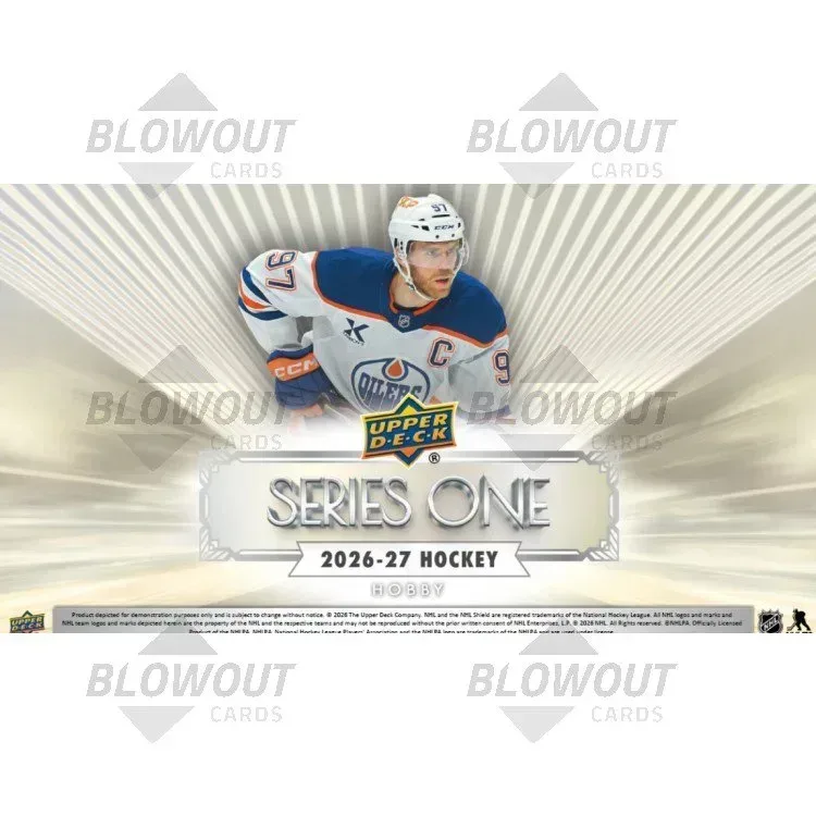 2026/27 Upper Deck Series 1 Hockey Hobby 12 Box Case product image
