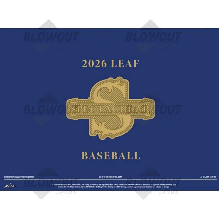 2026 Leaf Spectacular Baseball 3 Box Case product image