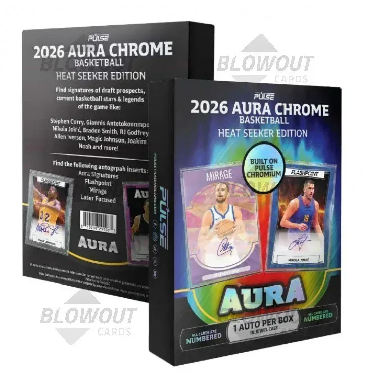 2026 Pulse Aura Chrome Basketball Heat Seeker 24 Box Case product image