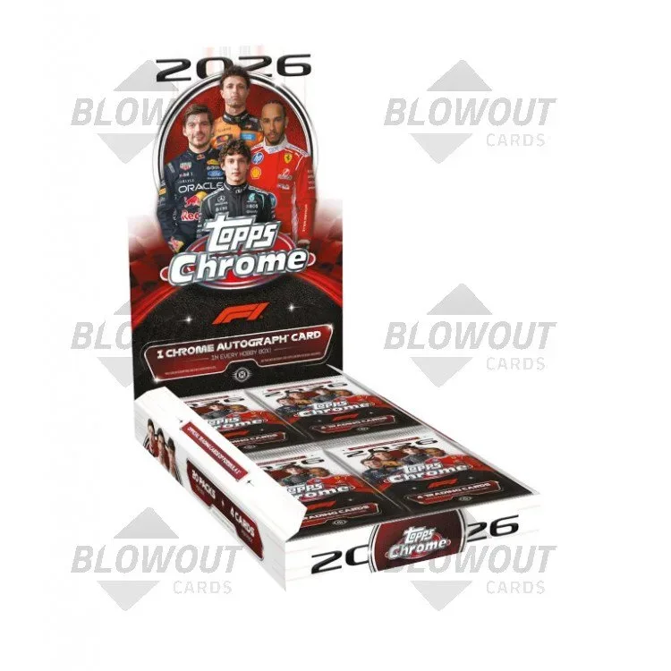 2026 Topps Chrome Formula 1 Hobby 12 Box Case product image