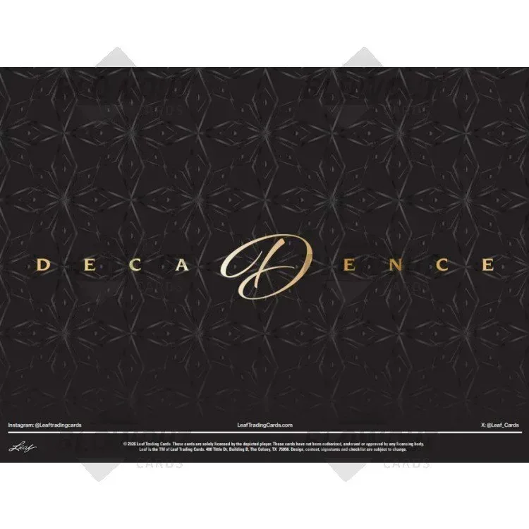 2026 Leaf Decadence 3 Box Case product image