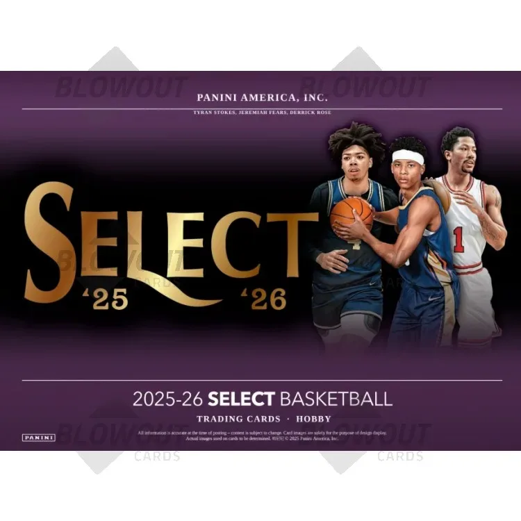2025/26 Panini Select Basketball Hobby 12 Box Case product image