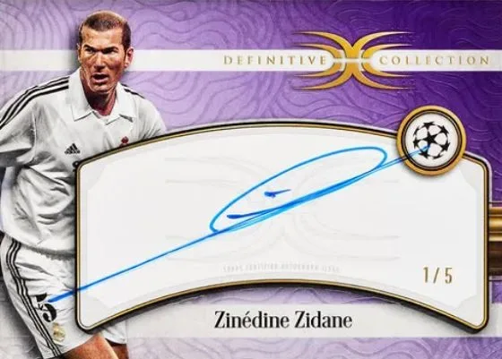2024-25 Topps Definitive Collection UEFA Club Competitions Soccer product image