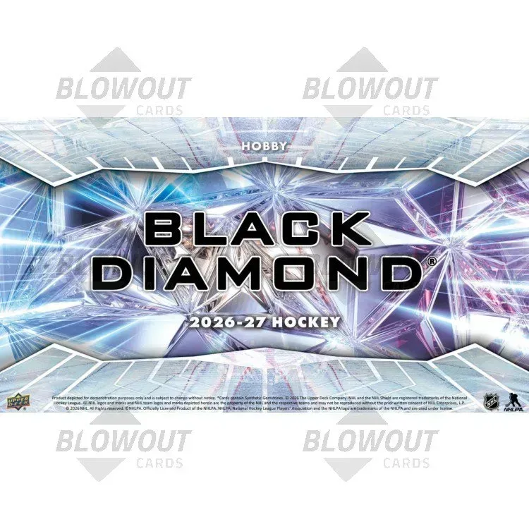 2026/27 Upper Deck Black Diamond Hockey Hobby 10 Box Case product image
