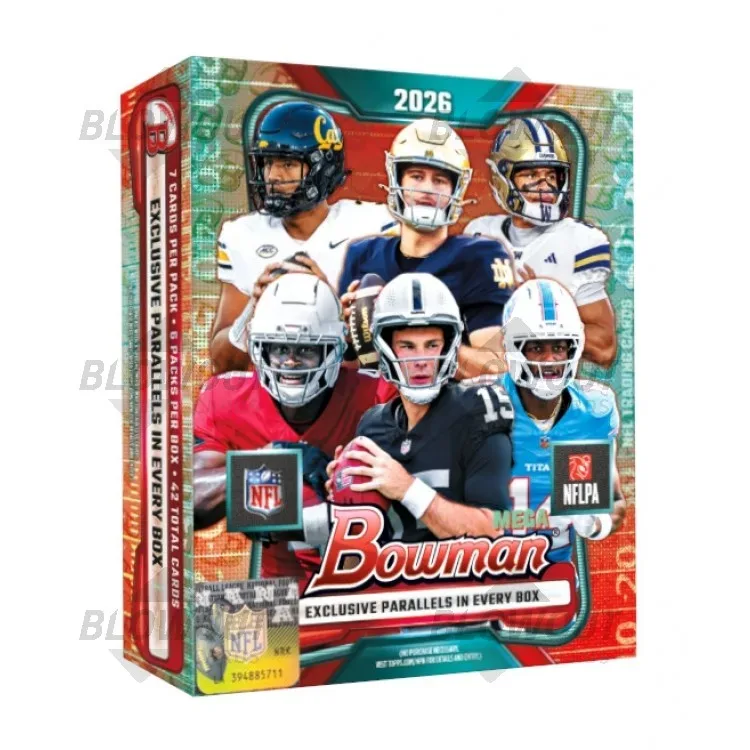 2026 Bowman Football Mega 20 Box Case product image