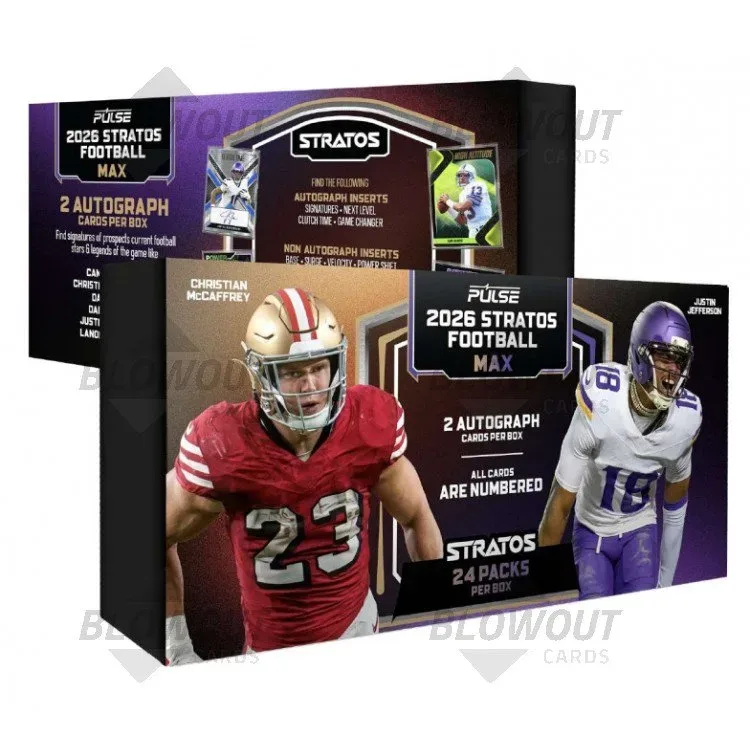 2026 Pulse Stratos Football Hobby Max Edition 10 Box Case product image