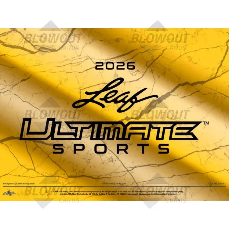 2026 Leaf Ultimate Sports Hobby 10 Box Case product image