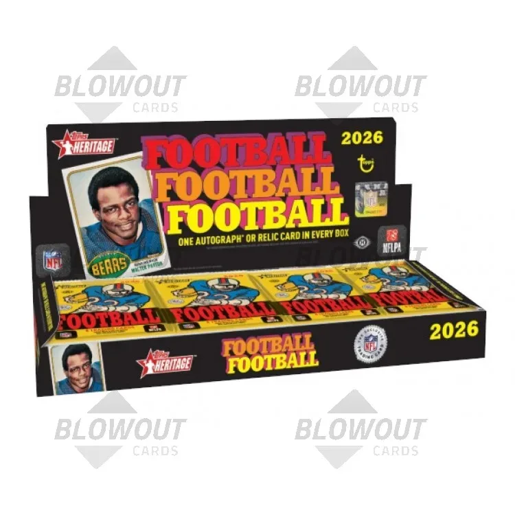 2026 Topps Heritage Football Hobby Box product image