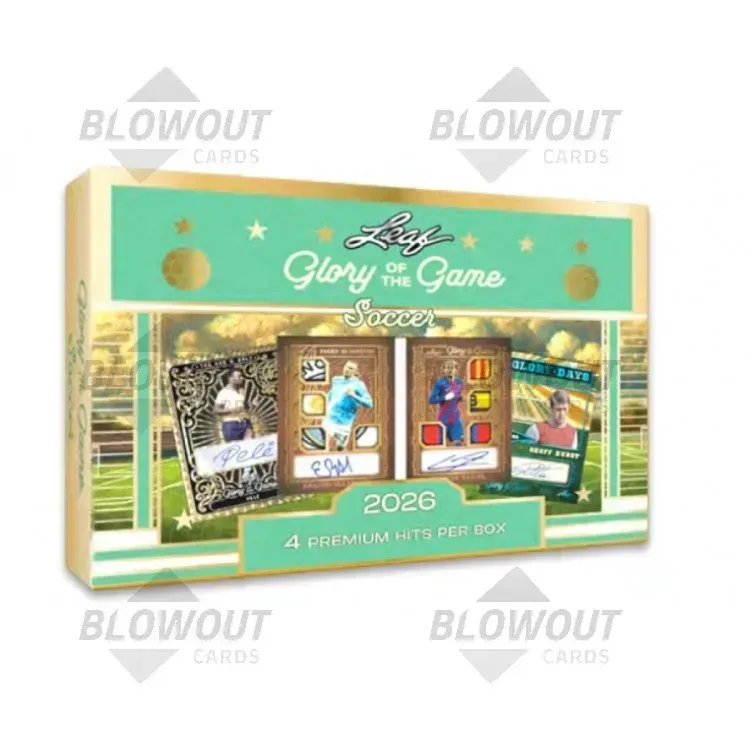 2026 Leaf Glory of the Game Soccer Hobby 10 Box Case product image