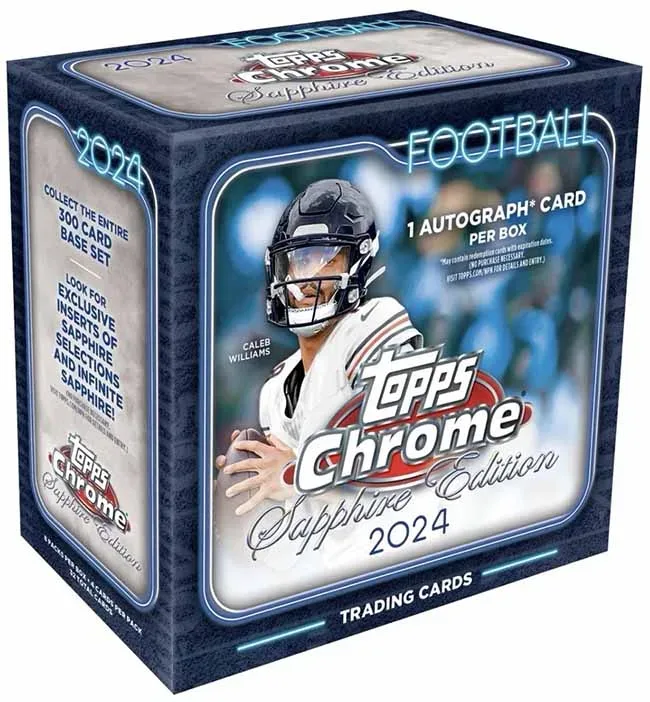 2024 Topps Chrome Sapphire Football product image