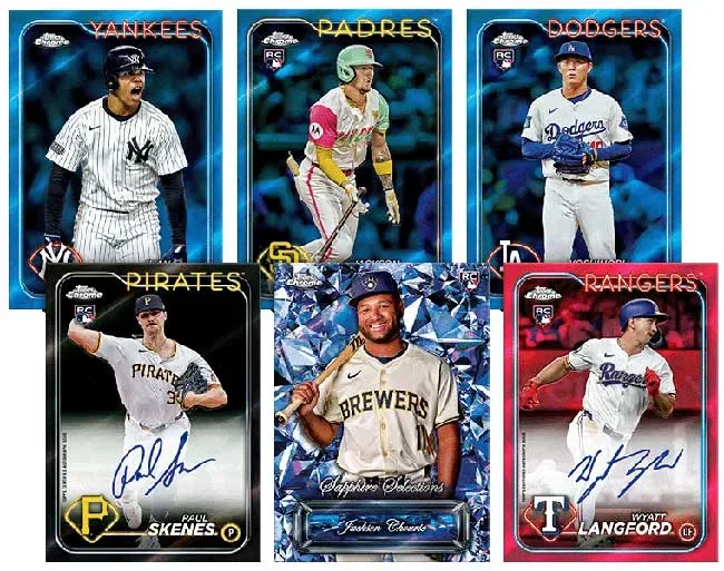 2024 Topps Chrome Sapphire Update Series Baseball product image