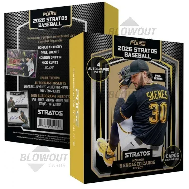 2026 Pulse Stratos Baseball Hobby 10 Box Case product image