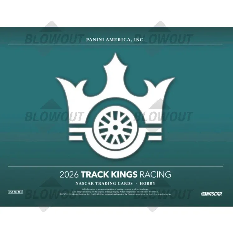 2026 Panini Track Kings Racing Hobby 16 Box Case product image