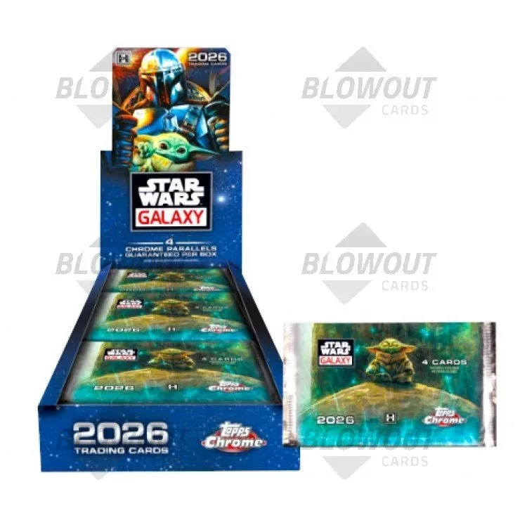 2026 Topps Star Wars Chrome Galaxy Hobby 12 Box Case product image