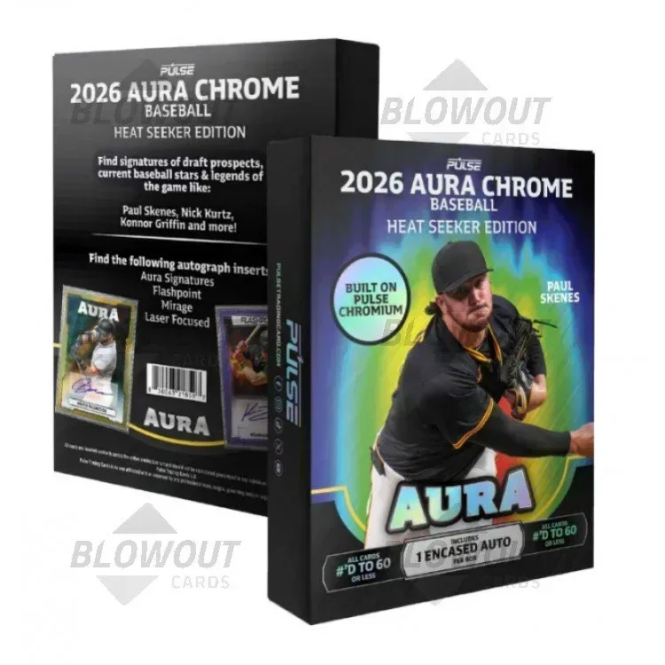2026 Pulse Aura Chrome Baseball Heat Seeker 24 Box Case product image