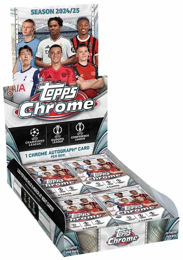 2024-25 Topps Chrome UEFA Club Competitions Soccer product image