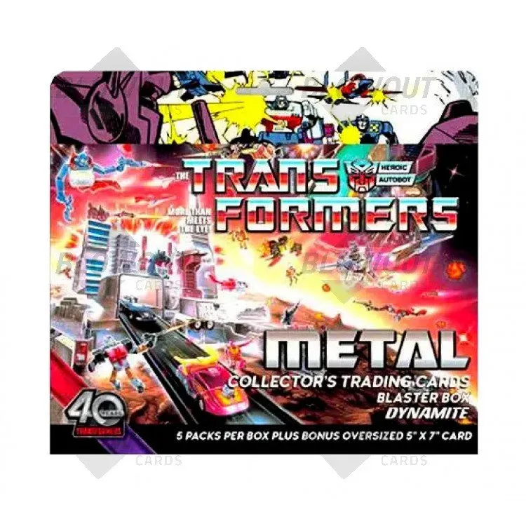 2026 Dynamite Transformers 40th Anniversary Metal Blaster 24 Box Case product image