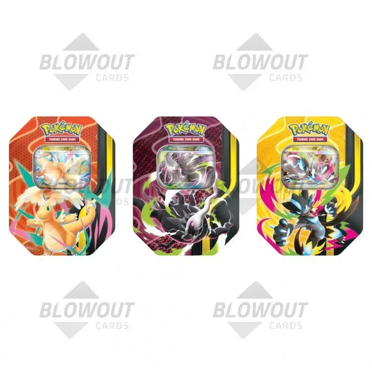2026 Pokemon Mega Forces Tin - 6 Tin Case product image