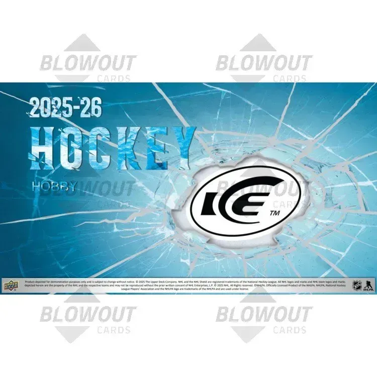 2025/26 Upper Deck Ice Hockey Hobby 16 Box Case product image