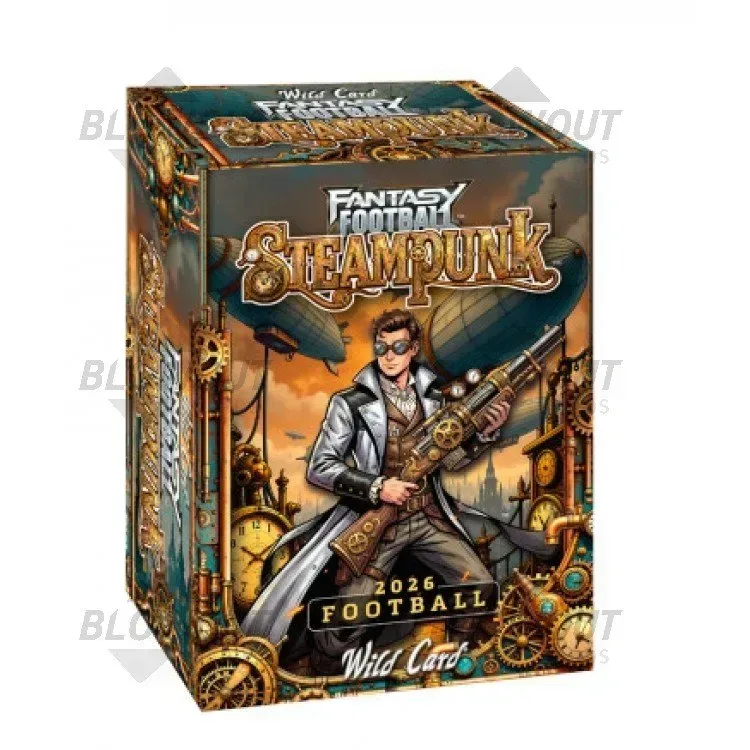 2026 Wild Card Fantasy Football Steampunk Football 20 Box Case product image