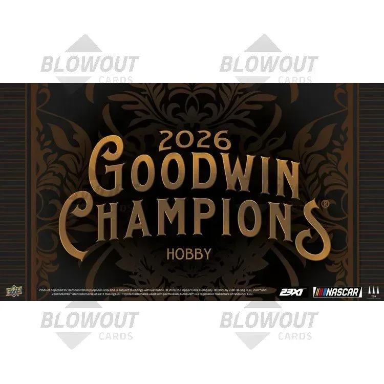 2026 Upper Deck Goodwin Champions Hobby 16 Box Case product image