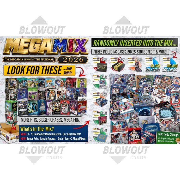 2026 Blowout Cards Mega Mix Box product image