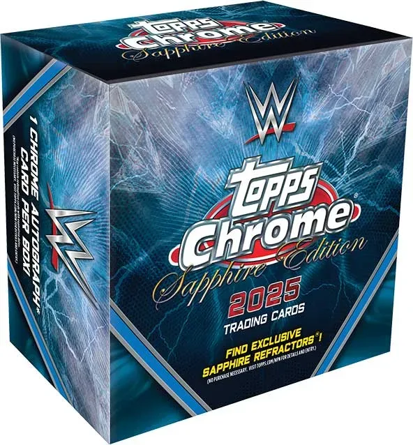 2025 Topps Chrome Sapphire WWE product image