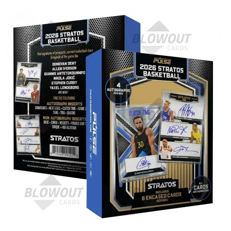 2026 Pulse Stratos Basketball Hobby 10 Box Case product image
