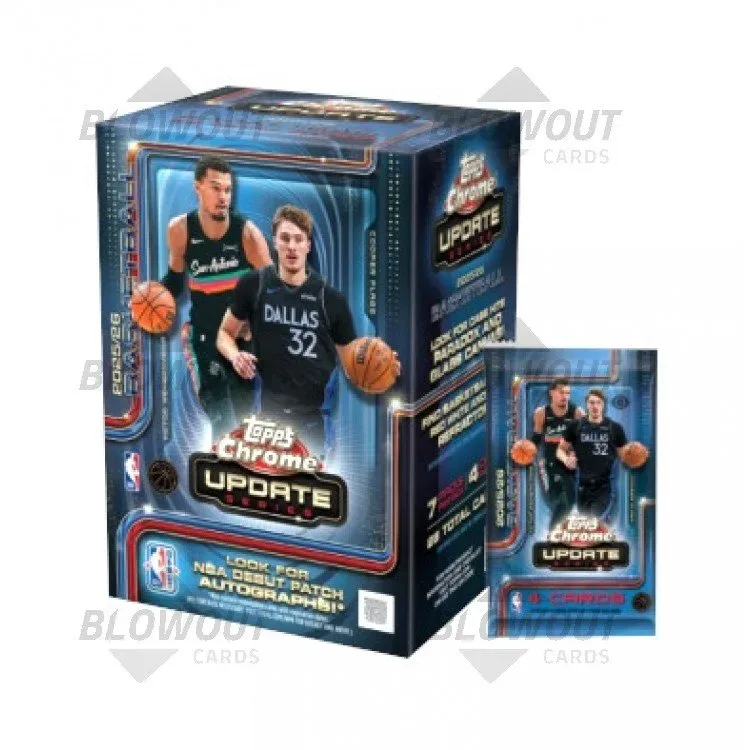 2025/26 Topps Chrome Update Series Basketball Blaster Box product image