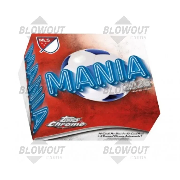 2026 Topps MLS Chrome Soccer Mania 5 Box Case product image