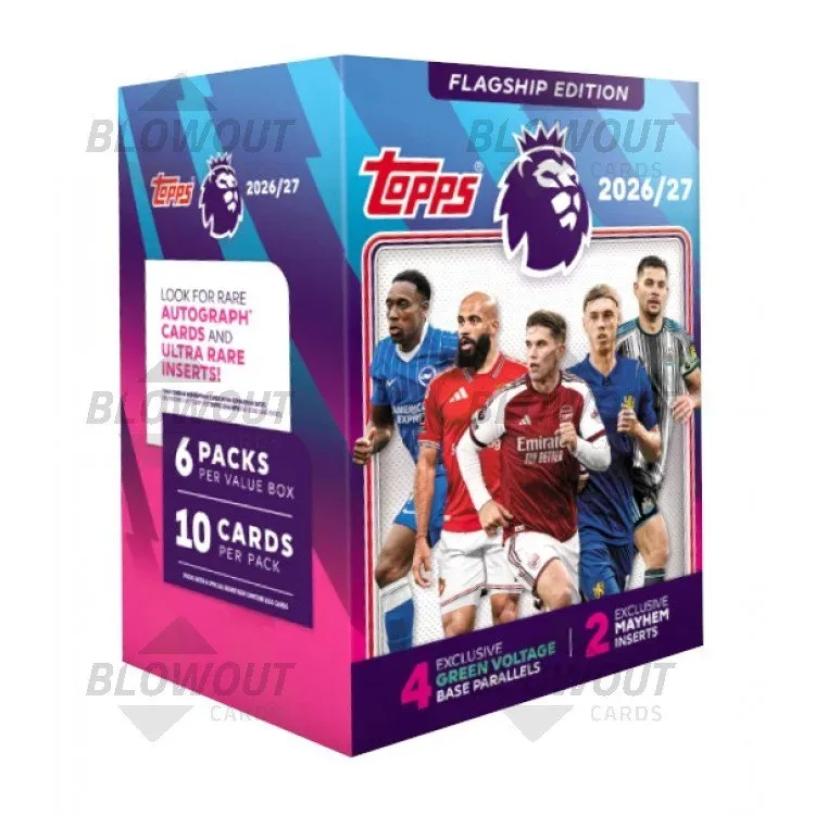 2026/27 Topps Premier League Soccer Blaster 40 Box Case product image