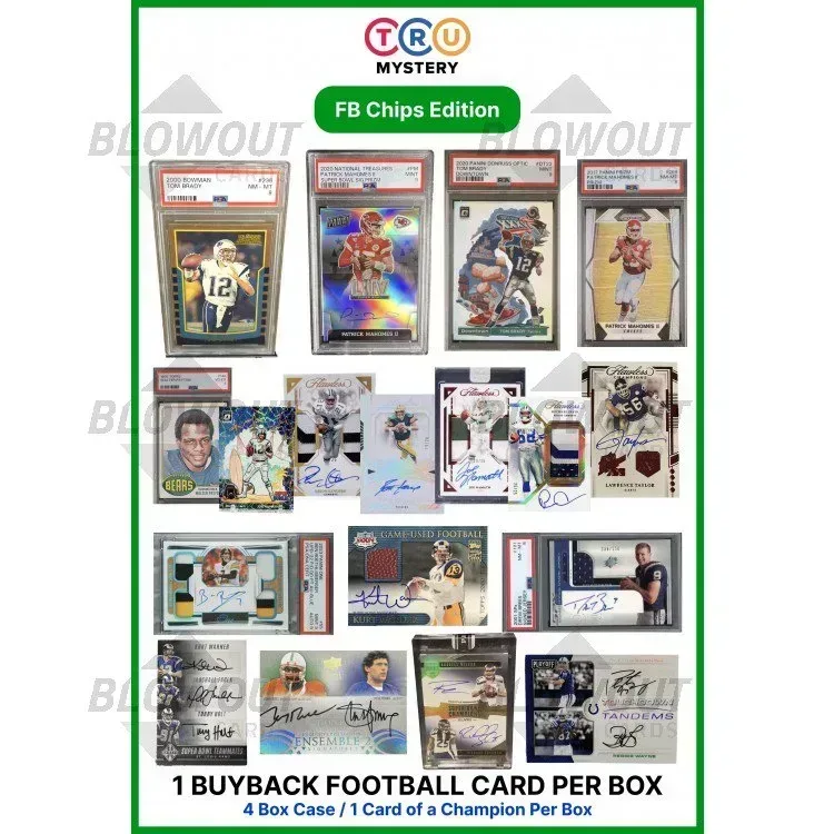 2024 TruMystery Football Chips Edition 4 Box Case product image