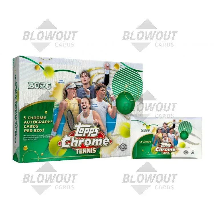 2026 Topps Chrome Tennis Delight 6 Box Case product image