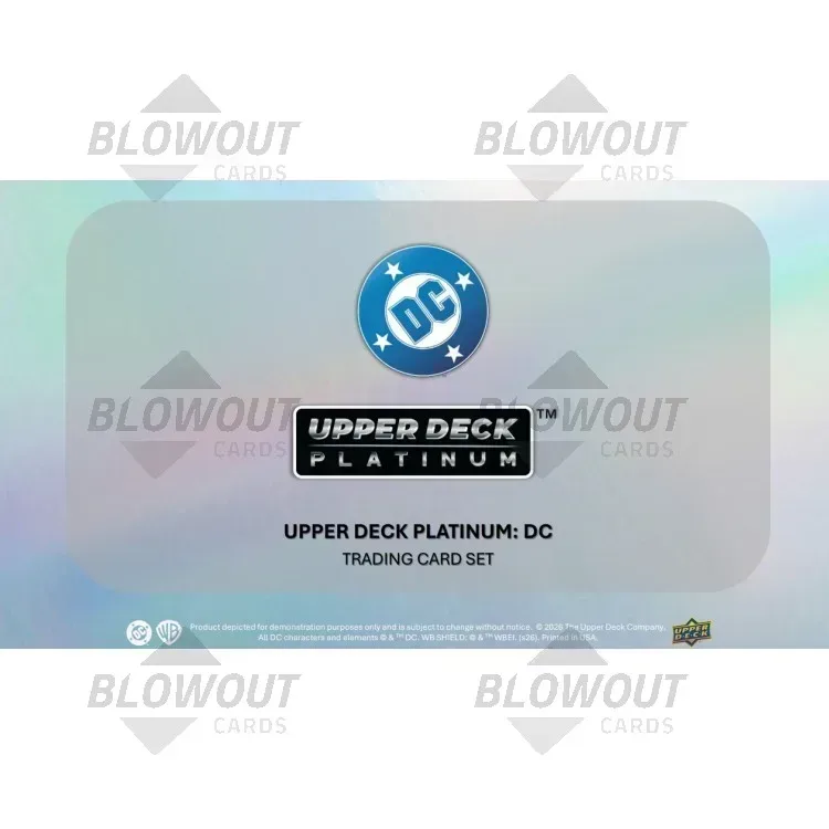 2026 Upper Deck Platinum DC Trading Cards Hobby 16 Box Case product image