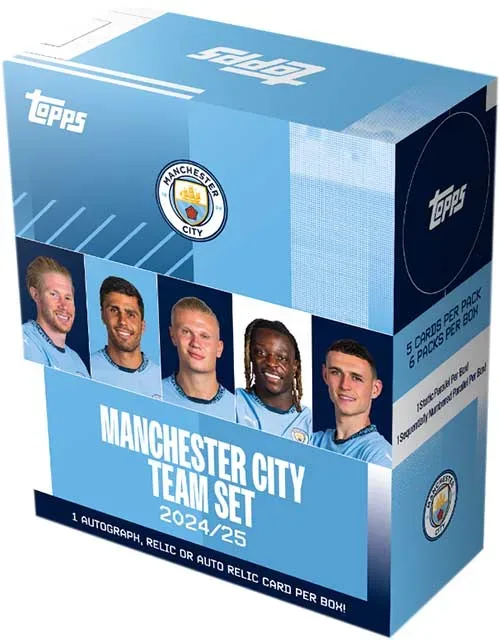 2024-25 Topps Manchester City FC Team Set product image