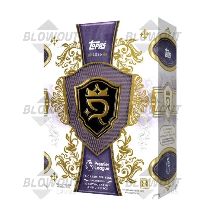 2025/26 Topps Royalty Premier League Soccer Hobby 4 Box Case product image