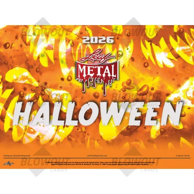 2026 Leaf Metal Halloween 10 Box Case product image