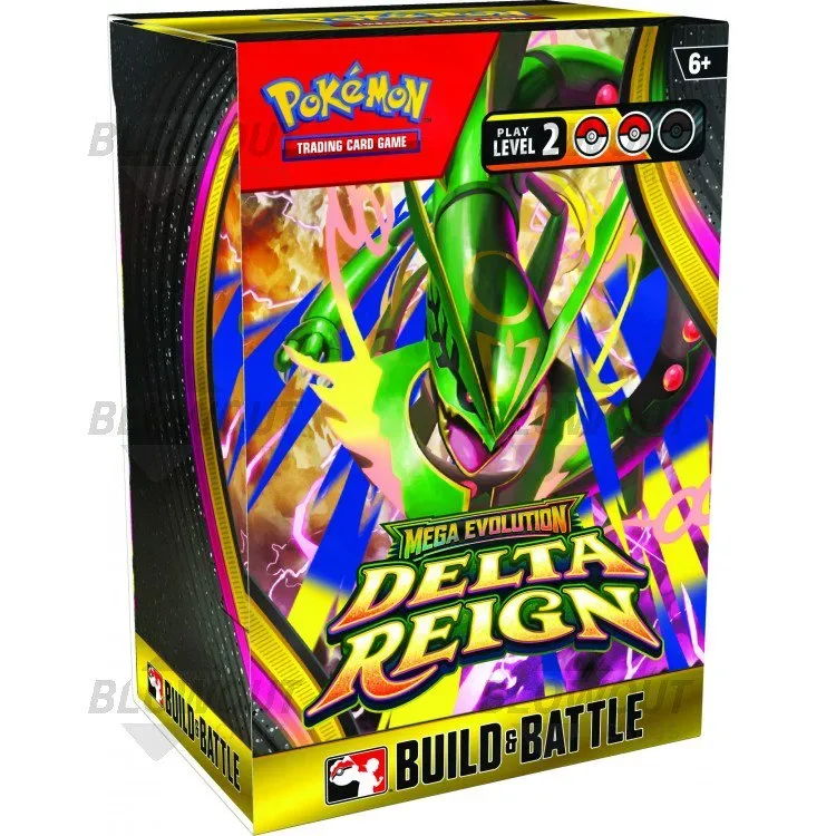 2026 Pokemon Mega Evolution Delta Reign Build & Battle Deck - 6 Display Case product image