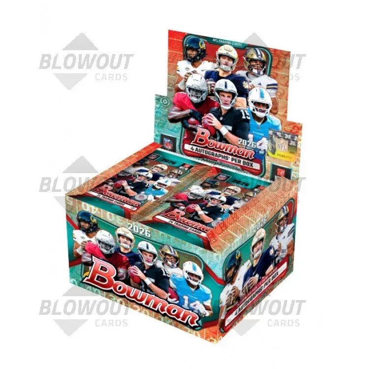 2026 Bowman Football Jumbo 8 Box Case product image