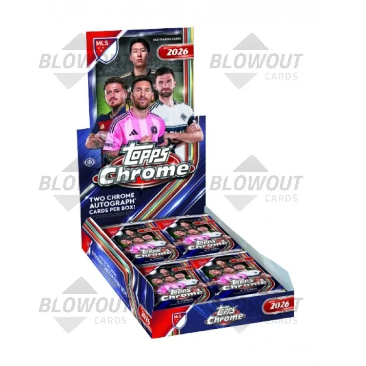2026 Topps MLS Chrome Soccer Hobby 12 Box Case product image