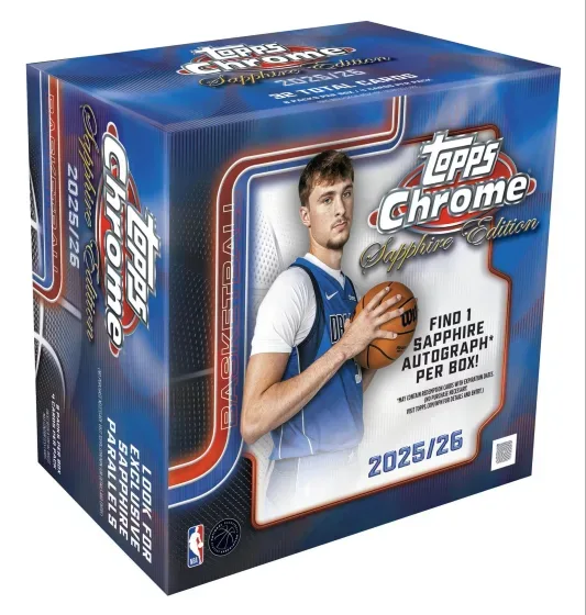 2025-26 Topps Chrome Sapphire Basketball product image