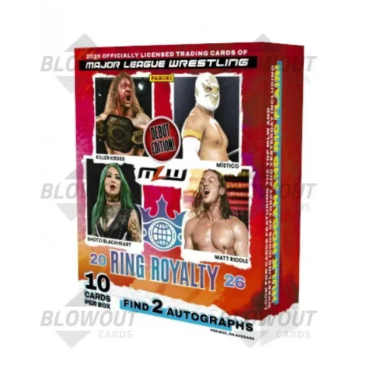 2026 Panini Ring Royalty Major League Wrestling Hobby 16 Box Case product image