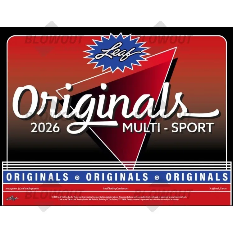 2026 Leaf Originals Multi-Sport 10 Box Case product image