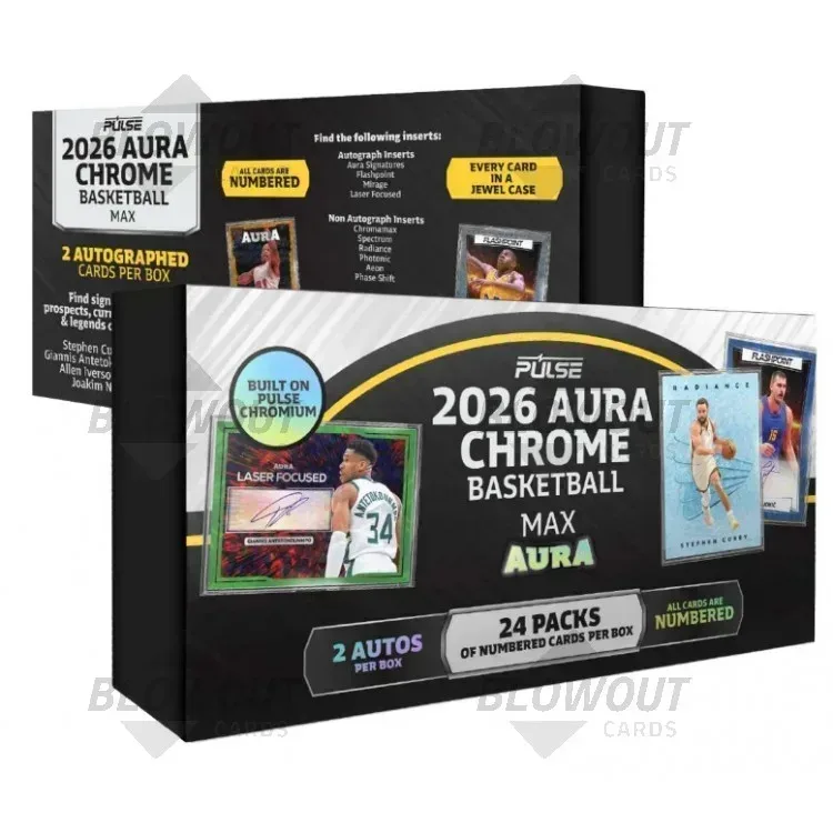 2026 Pulse Aura Chrome Basketball Max Edition 10 Box Case product image