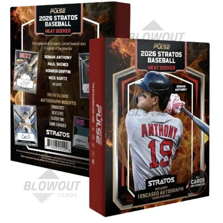 2026 Pulse Stratos Baseball Hobby Heat Seeker 24 Box Case product image