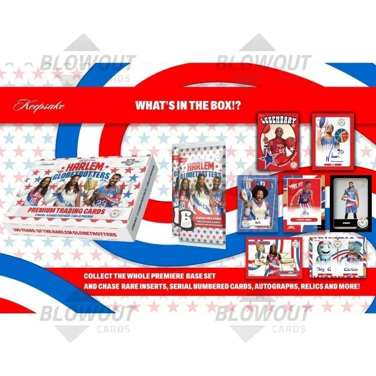 2026 Keepsake Harlem Globetrotters 100th Anniversary Premiere Breaker Edition 10 Box Case product image